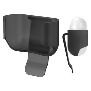 Geekria极客悦耳适用苹果AirPods pro 1/2/3代 Airpods 4代保护套腰带腰夹式硬壳耳机壳皮带挂腰耳机套子