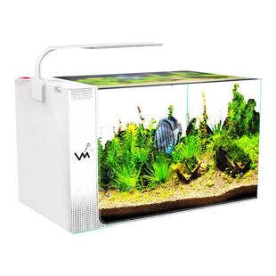 鱼缸客厅2023新款小型家用桌面超白玻璃生态侧滤懒人自循环水族箱
