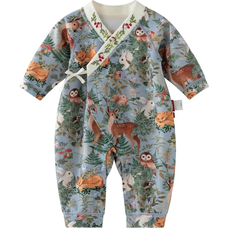 [林深时见鹿]aqpa爱帕新生婴儿衣服连体衣哈衣纯棉春秋宝宝外出服