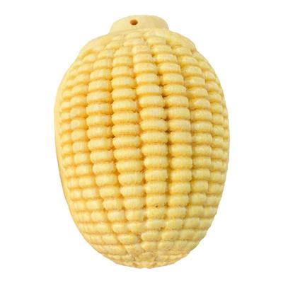 文玩玉米龙血金丝竹手把件