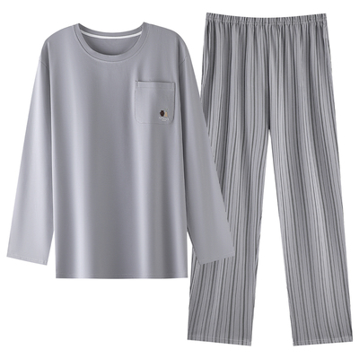 【芬腾】100%棉睡衣纯棉新款男士