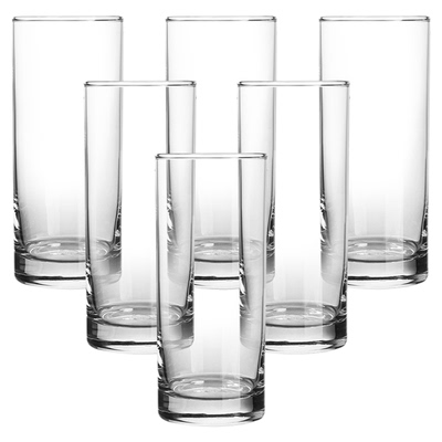 进口家用耐热待客喝水玻璃杯套装