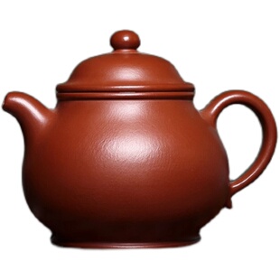 【朱门】宜兴紫砂壶全手工小煤窑皱皮朱泥功夫茶具泡茶壶全手潘壶