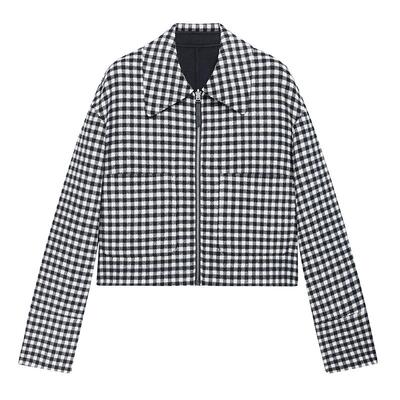 【两面穿】BLUE ERDOS春季翻领绵羊毛夹克外套B246J0002