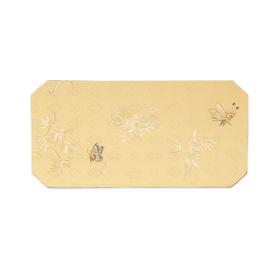 国潮新中式禅意茶席双面可用干泡台茶垫高端织锦刺绣茶桌茶垫布垫