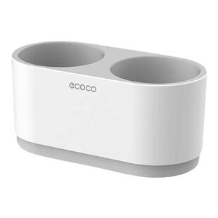 ecoco免打孔吹风机架浴室厕所置物架壁挂电吹风挂架粘贴风筒架子