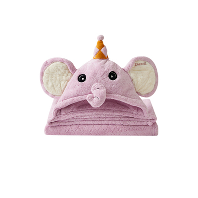 嫚熙新生宝宝浴巾珊瑚绒