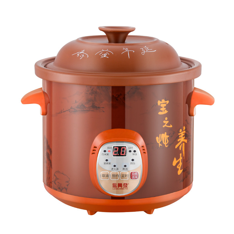 多功能紫砂养生锅煮粥煮汤慢炖锅