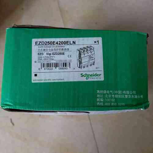 议价施耐德 EZD250E4200ELN 漏电断路器，4P 20