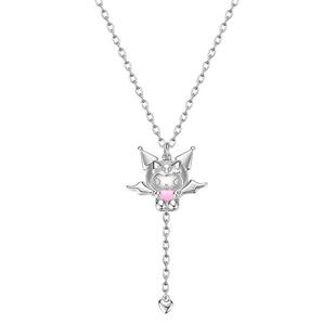 潮色绘x三丽鸥库洛米纯银项链女生款吊坠精致设计感闺蜜新年礼物