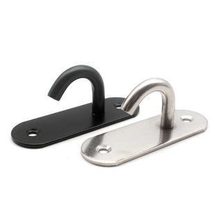 不锈钢开口长椭圆扣吊钩黑色顶钩沙包投影幕布房顶天花板风扇勾