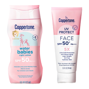 Coppertone水宝宝户外防晒霜乳儿童专用户外官方旗舰店正品确美同