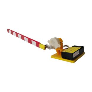 儿童停车场杆迷你电动栏杆微型遥控小道闸收费站杆红绿灯玩具diy