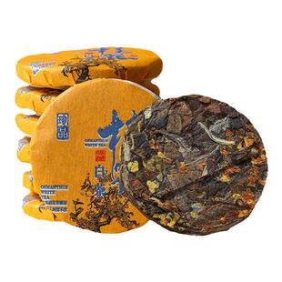 正宗福鼎白茶贡眉金秋桂花老白茶迷你小茶饼方片小包装夏天自己喝