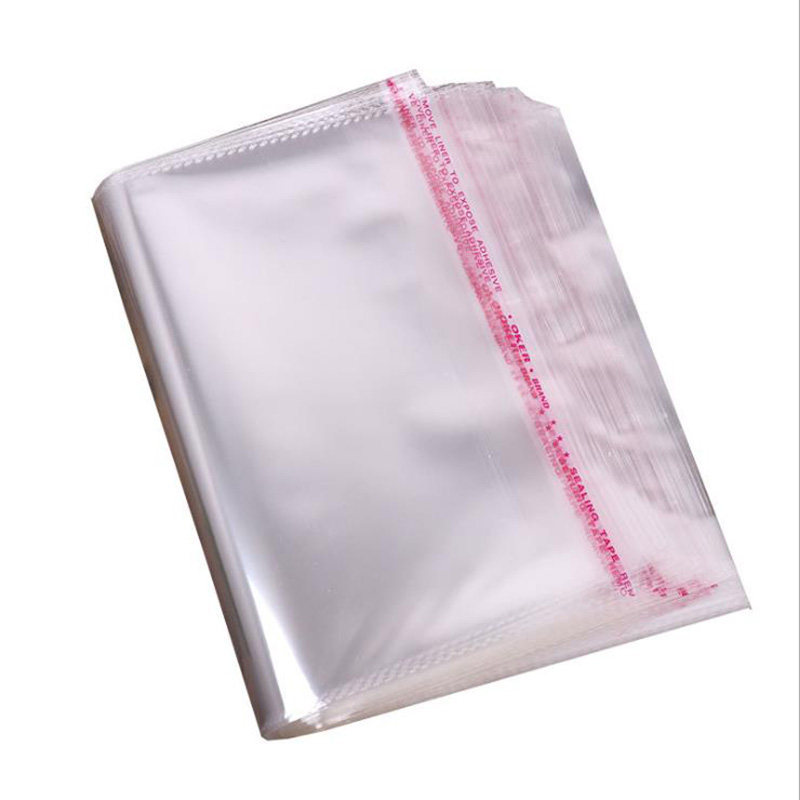 美甲透明包装袋自封袋成品穿戴甲展示卡自粘袋饰品礼品防尘塑料袋