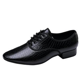 新款男摩登舞鞋国标拉丁跳舞鞋室外广场舞蹈鞋软底交谊华尔兹舞鞋