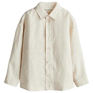 HM童装儿童男童衬衫春季亚麻衬衫1247179