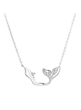 【自营】daisy beauty925纯银美人鱼尾项链女余生贝母锁骨链小众