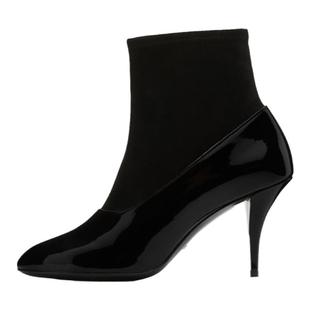 STELLA LUNA秋冬英伦复古风简约细跟短靴时装靴套筒袜靴SLP318108