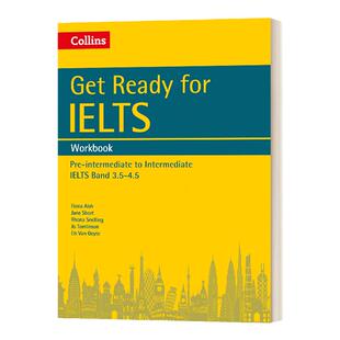 雅思预备教程 练习簿 英文原版 Collins Get Ready for IELTS Workbook 柯林斯准备雅思课程 Fiona Aish雅思考试系列 进口英语书籍