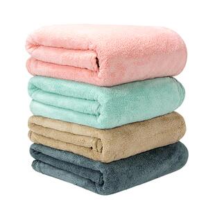 洁丽雅超大浴巾毛巾裹巾珊瑚绒加厚特大号情侣比纯棉柔软洗澡浴袍