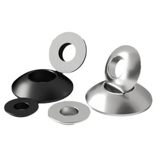 304不锈钢球面垫圈凹面垫面GB849铁发黑凸面垫片凸形M6M8M10-M24