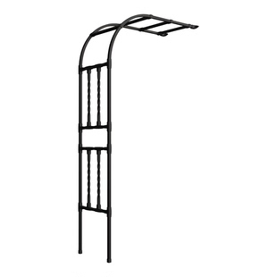方管半边拱门花架爬藤架户外庭院专用葡萄架月季铁艺支架植物架子