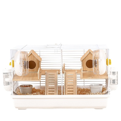 仓鼠笼子双人间分开一公一母