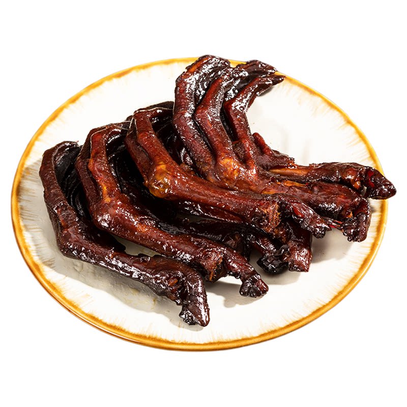 钱家香老卤鸭爪328g*1袋老卤味香辣味藤椒味休闲鸭掌休闲小零食db