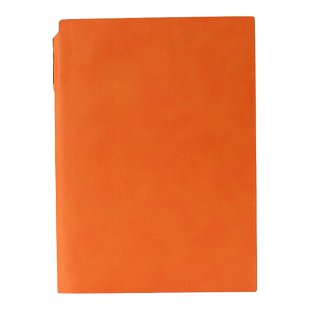 A5仿皮PU软面笔记本可插笔商务办公员工培训会议记事本简约小清新学生日记本雕刻文字压印LOGO定制快速发货