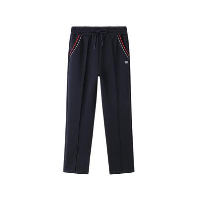 ELLEActive撞色口袋直筒长裤