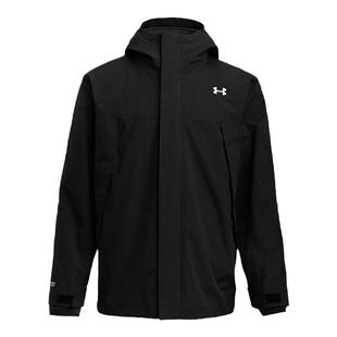 安德玛官方UA男子健身训练休闲运动冲锋衣防水三合一抓绒保暖外套