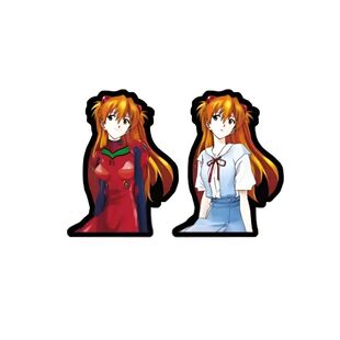 EVA明日香凌波丽3D幻术贴纸明日香变色贴纸绫波丽3D渐变贴纸车贴