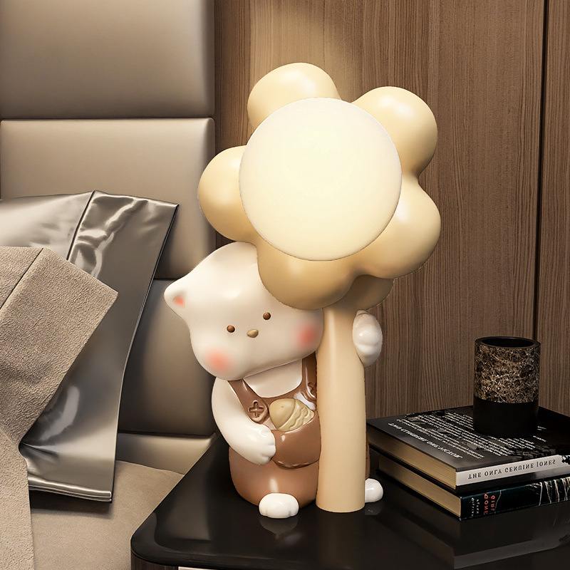 软萌小夜灯摆件护眼睡眠床头灯礼物儿童客厅卧室柜装饰品女生可爱