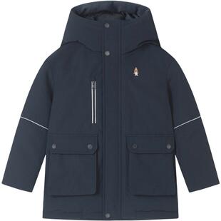 【三防】暇步士童装男童中长款羽绒服冬季新款休闲保暖工装厚外套