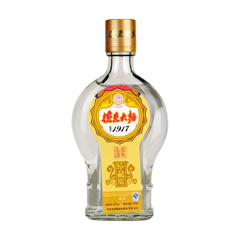 德惠大曲扁瓶浓香珍藏版老酒壹号