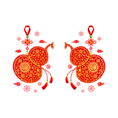 马年新年窗花静电贴2026新款玻璃贴剪纸过年春节福字门贴家用装饰