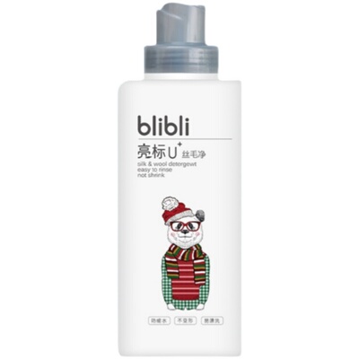 亮标丝毛净毛衣真丝防缩水洗衣液