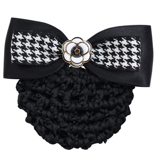 头花女网兜护士空姐盘头发乘务员酒店银行空乘职业发网2026年新款