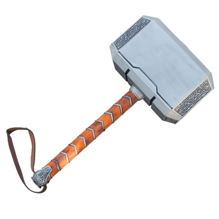 复联4雷神锤1比1全金属喵喵锤雷神之锤索尔锤子暴风战斧玩具模型