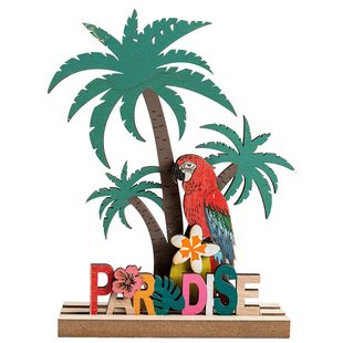 儿童房童装店桌面装饰品木头质小摆件书柜房间布置高级感小众展台