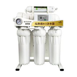 diy净水器ro反渗透厨下式家用直饮自来水600g大流量奶茶店净水机