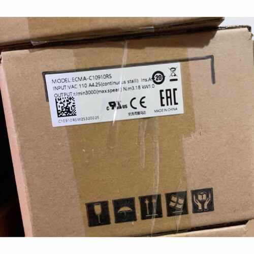 议价全新台达伺服电机 ECMA-C10910RS，110V输入，