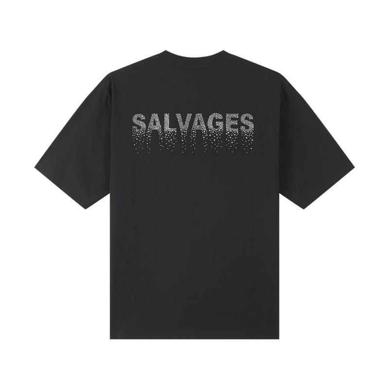 SALVAGES重磅烫钻高街短袖T恤