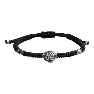 999足银醒狮纯银手链男款高级感手绳新中式男小众生日礼物送男友S