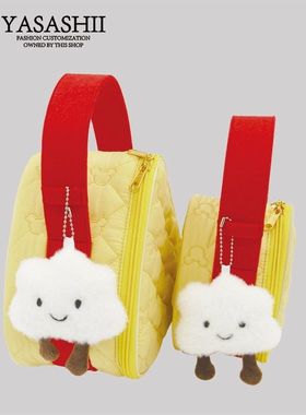 日韩三角保冷袋黄色手提饭盒保温包蛋糕保冷袋户外野餐带饭保鲜袋