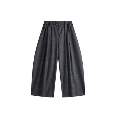 小小大星球侘寂风亚麻气球裤