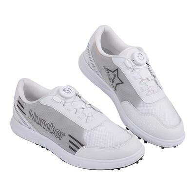 Number高尔夫球鞋男新款轻便运动鞋男款透气旋转纽扣防滑高尔夫鞋