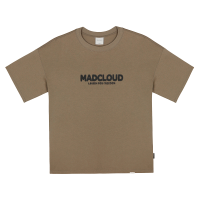 Madcloud美式印花纯棉短袖T恤男