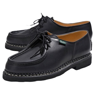 日本直邮Paraboot帕拉靴蒂罗尔鞋715604迈克尔男鞋涂油皮革NOIR